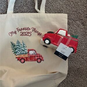 Red Christmas Truck Ornament by My Favorite Things